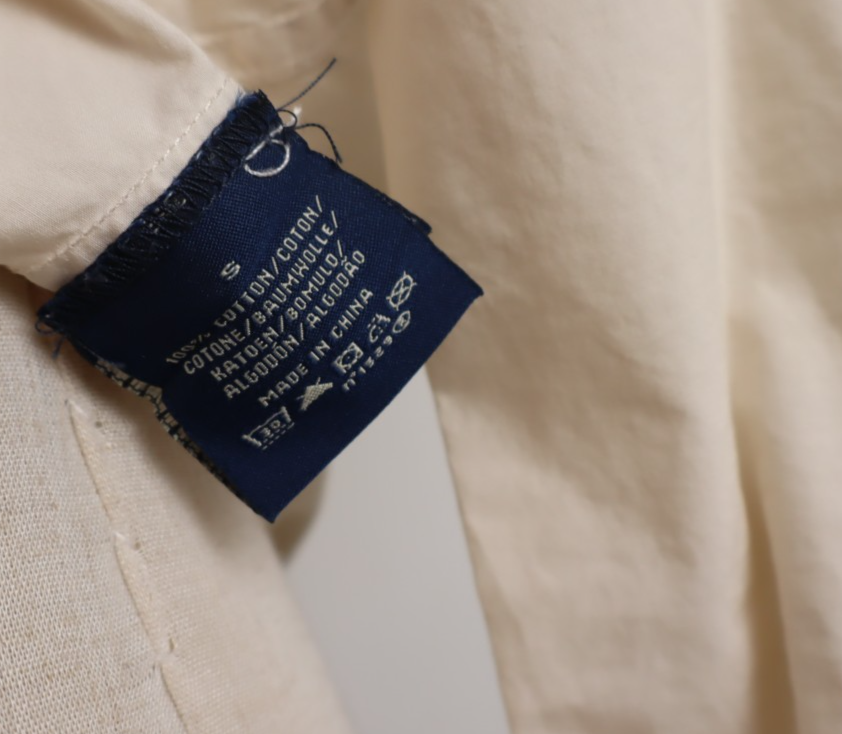 RALPH LAUREN CAMICIA DONNA TG. S WOMAN SHIRT CASUAL VINTAGE COTONE COTTON LOGO