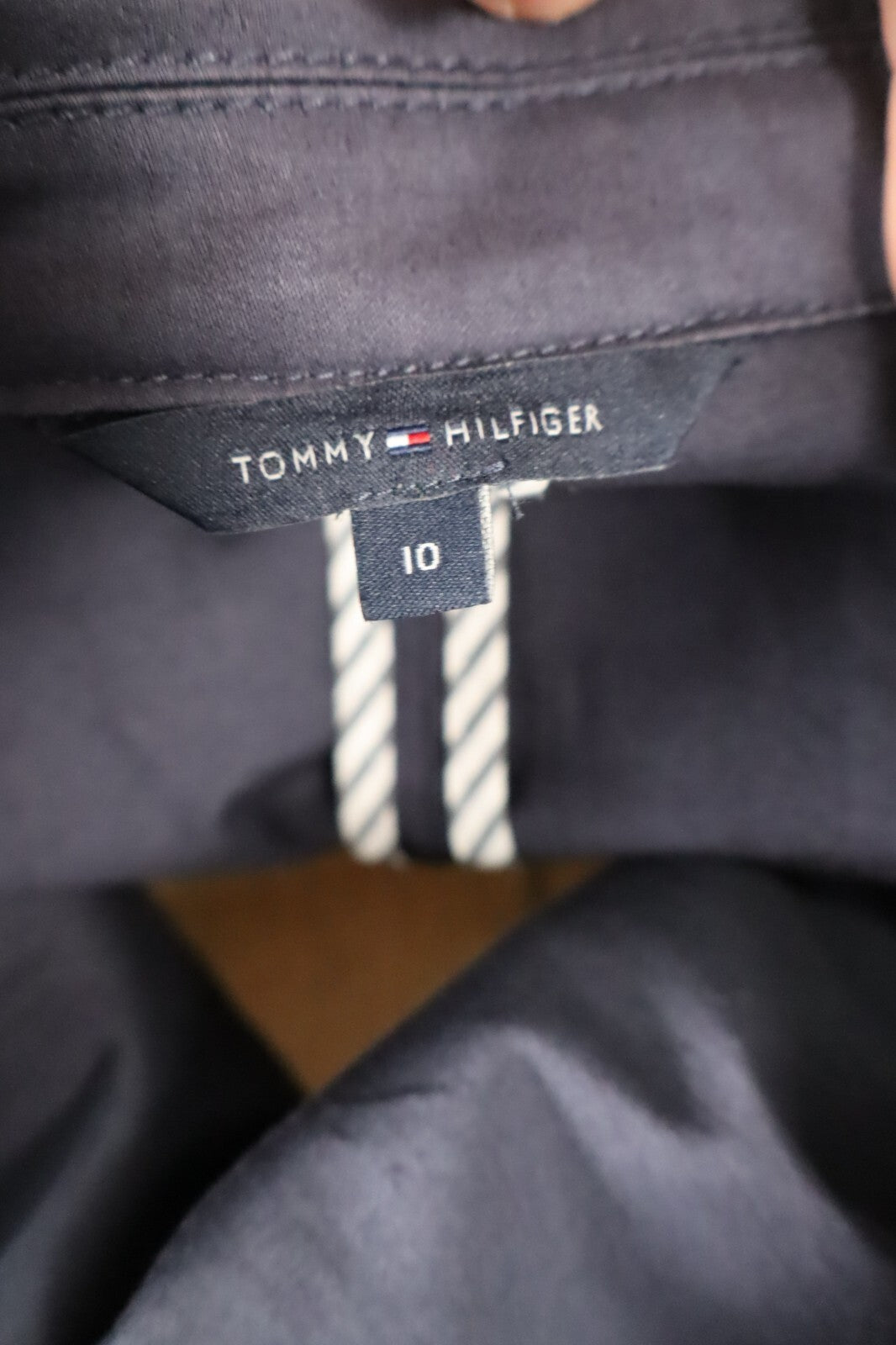 TOMMY HILFIGER BLAZER GIACCA DONNA Tg 10 WOMAN CASUAL VINTAGE JACKET COTONE