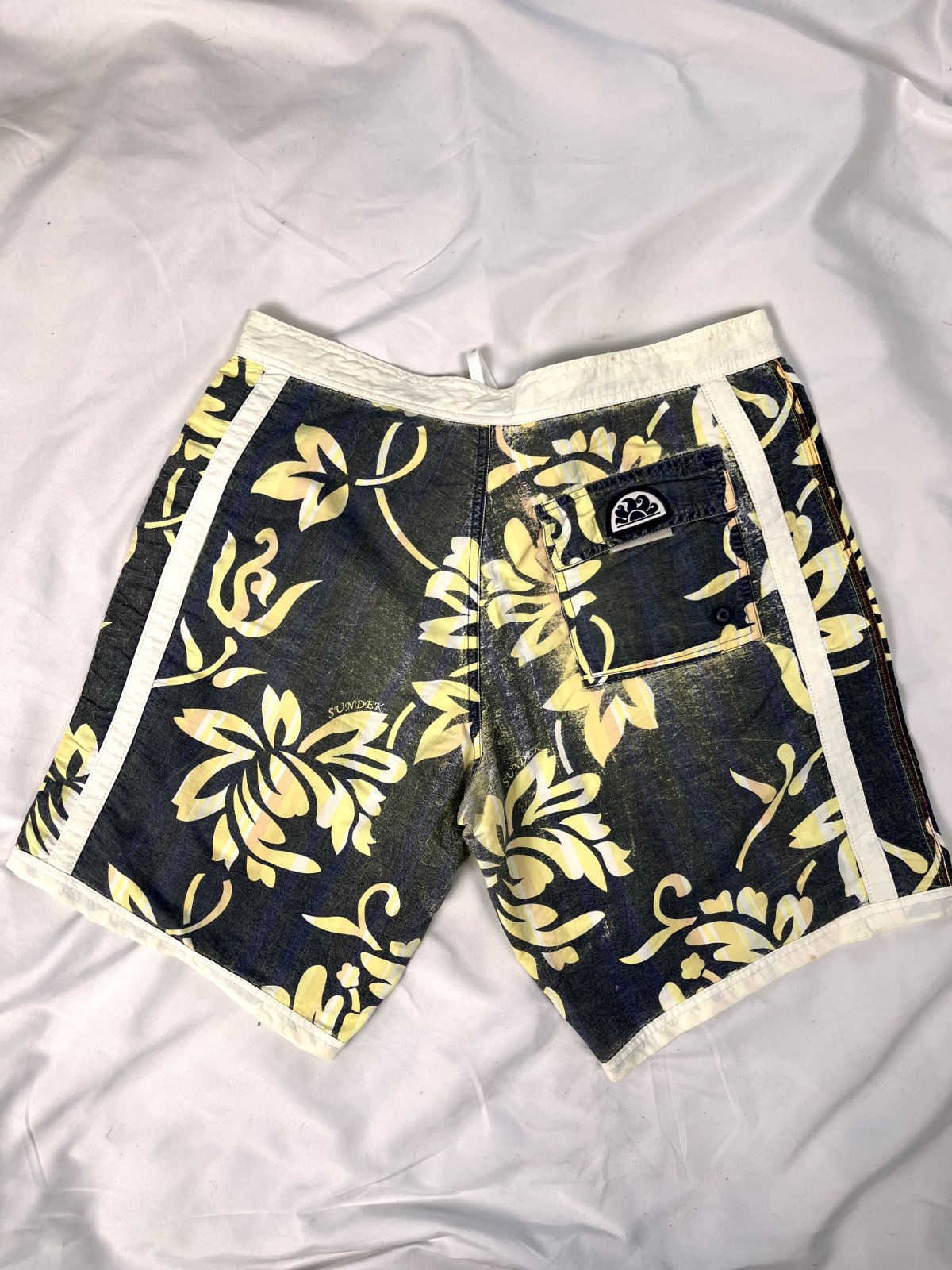 SUNDEK COSTUME PANTALONCINO MARE UOMO TG 34/48 MEN SWIMSUIT VINTAGE CASUAL