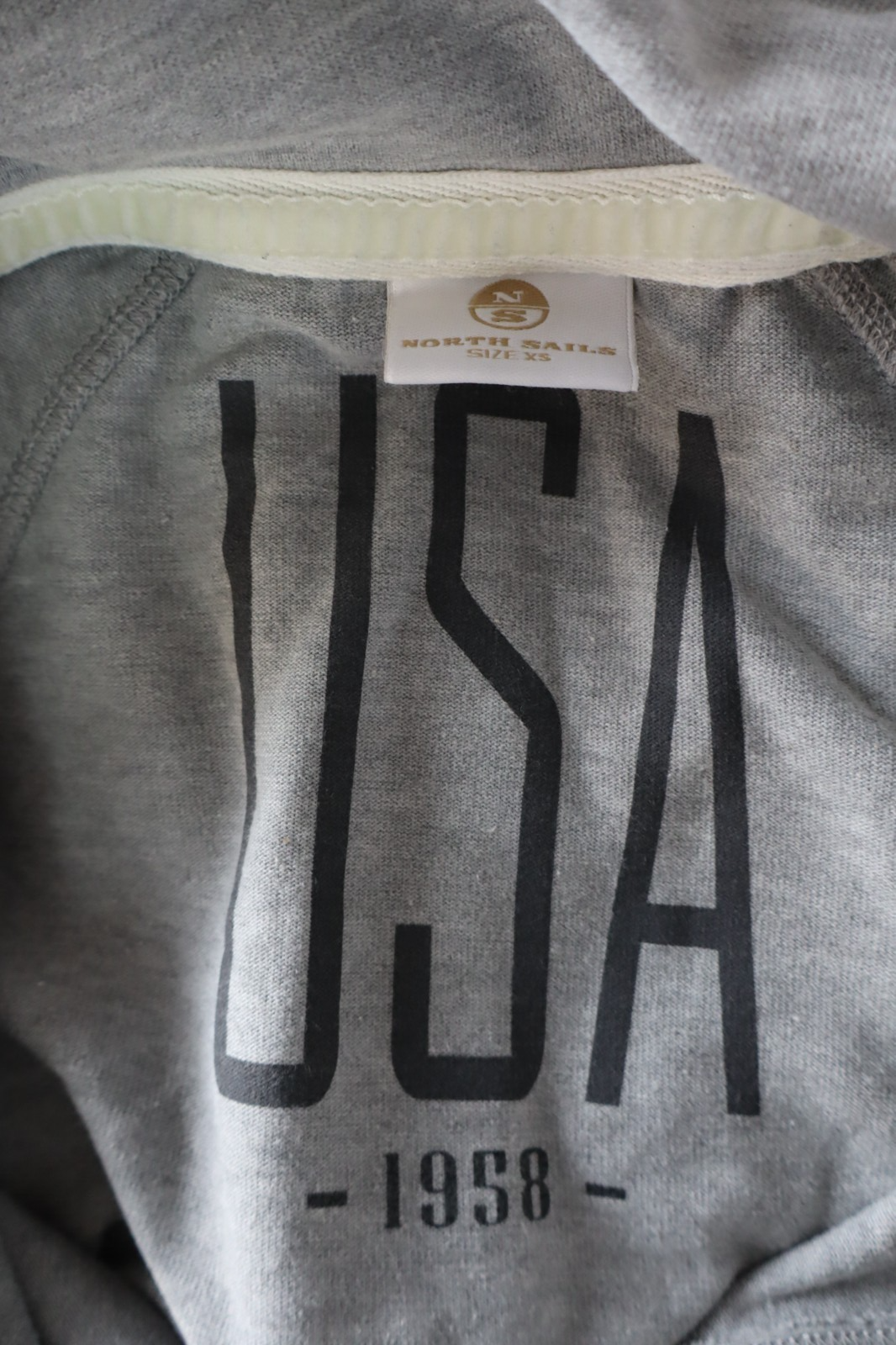 NORTH SAILS FELPA DONNA Tg XS WOMAN CASUAL VINTAGE SPORT SWEATSHIRT COTONE
