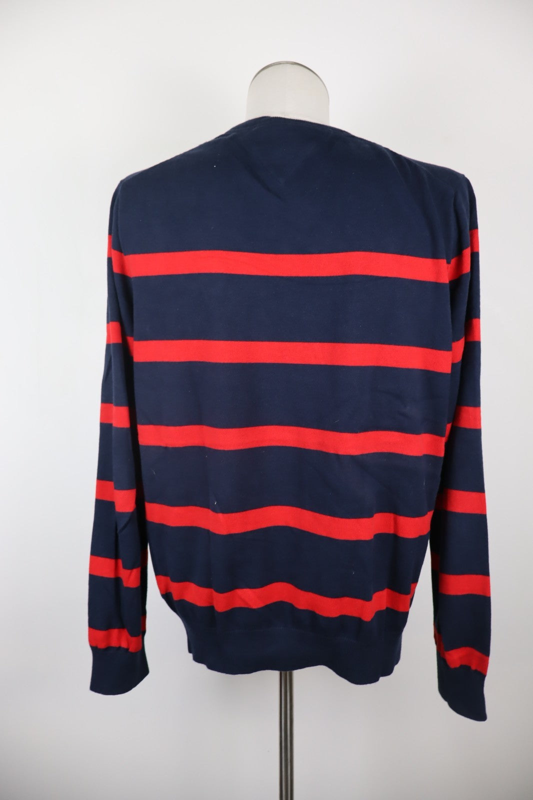 TOMMY HILFIGER MAGLIONE VINTAGE COTONE COTTON UOMO Tg. L MAN SWEATER CASUAL LOGO