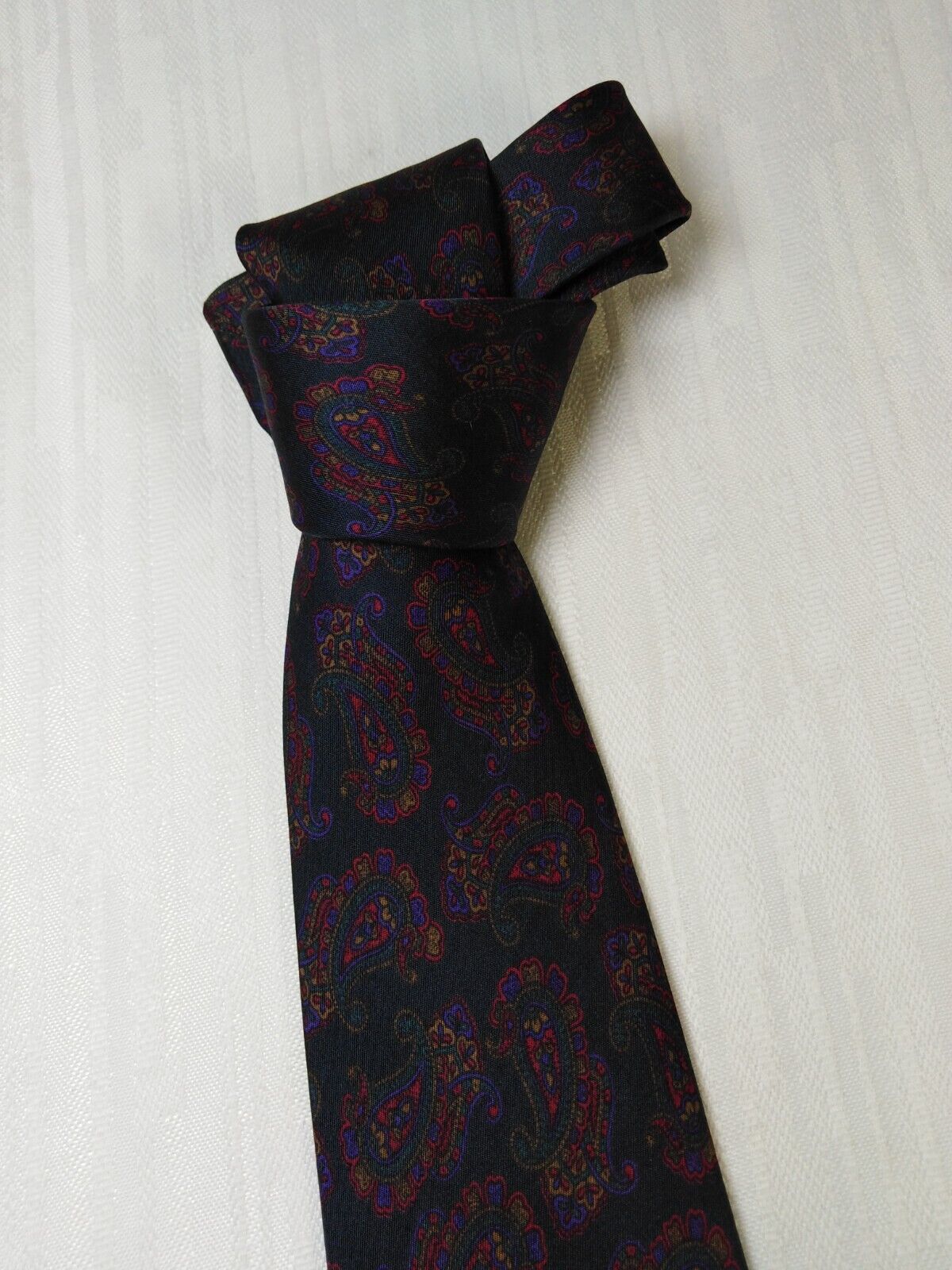 PACO RABANNE 100% SETA SILK TIE CRAVATTA NECKTIE ITALY VINTAGE CLASSIC