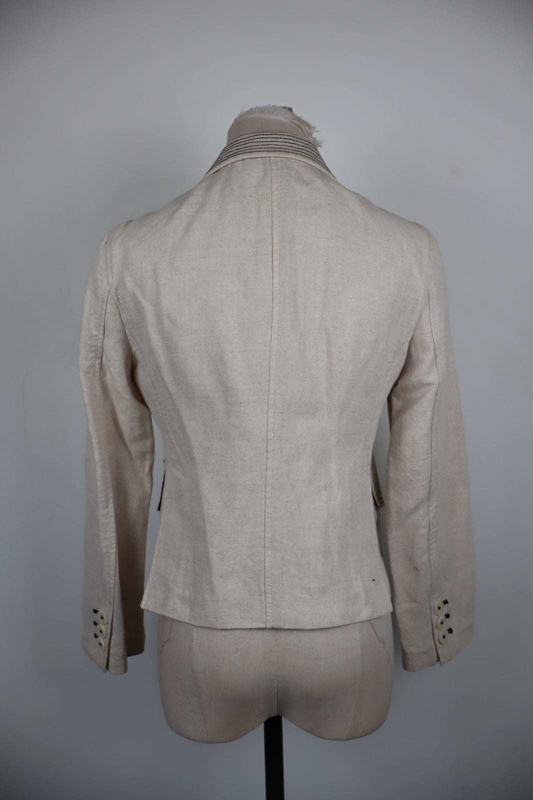 EMPORIO ARMANI BLAZER GIACCA COTONE DONNA Tg 38 WOMAN VINTAGE JACKET CASUAL