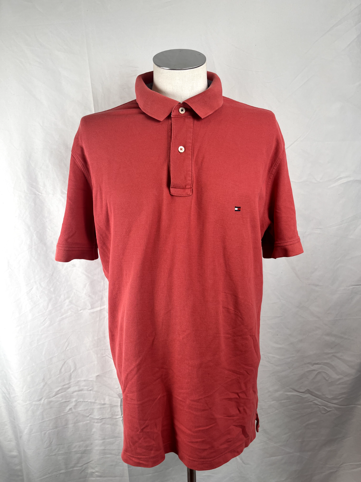 TOMMY HILFIGER POLO MAGLIA UOMO TG XXL SLIM MAN T-SHIRT CASUAL VINTAGE COTONE