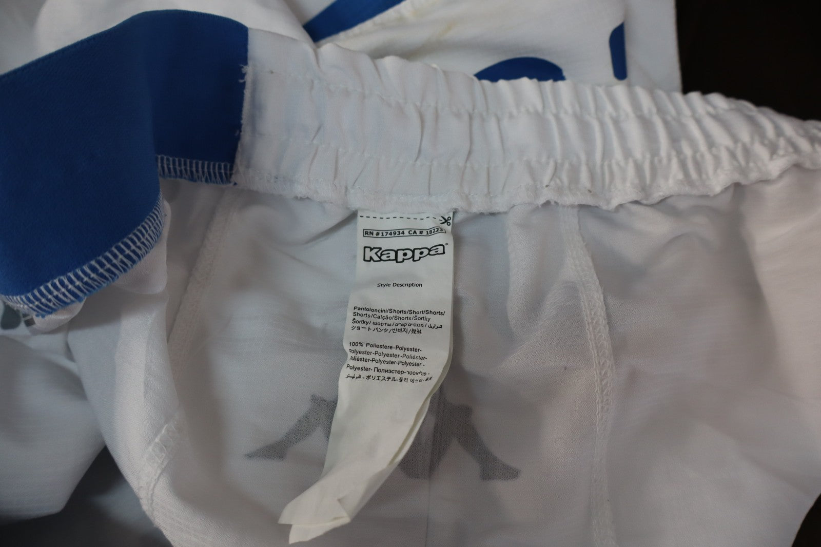 KAPPA BRESCIA N 20 PANTALONCINI CALCIO SPORT UOMO 3XL VINTAGE MEN SOCCER SHORTS