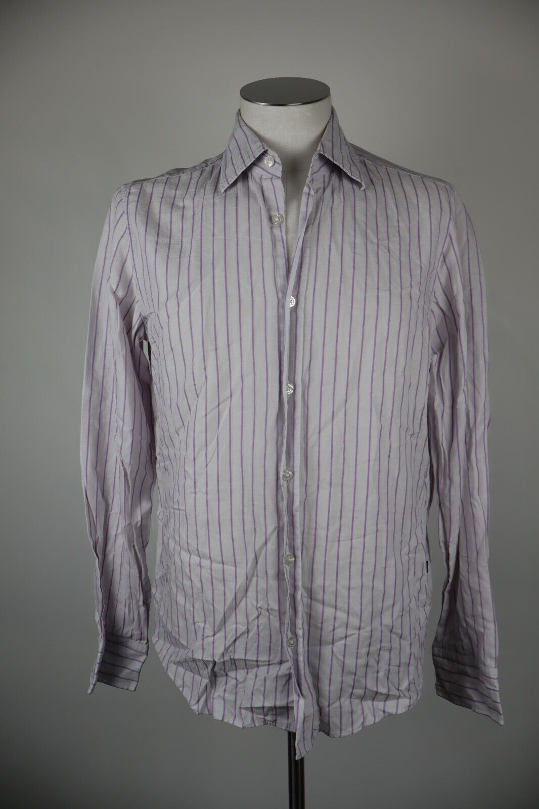 HUGO BOSS CAMICIA UOMO TG. M MAN CASUAL VINTAGE SHIRT COTONE COTTON