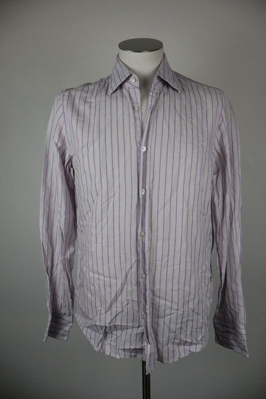 HUGO BOSS CAMICIA UOMO TG. M MAN CASUAL VINTAGE SHIRT COTONE COTTON