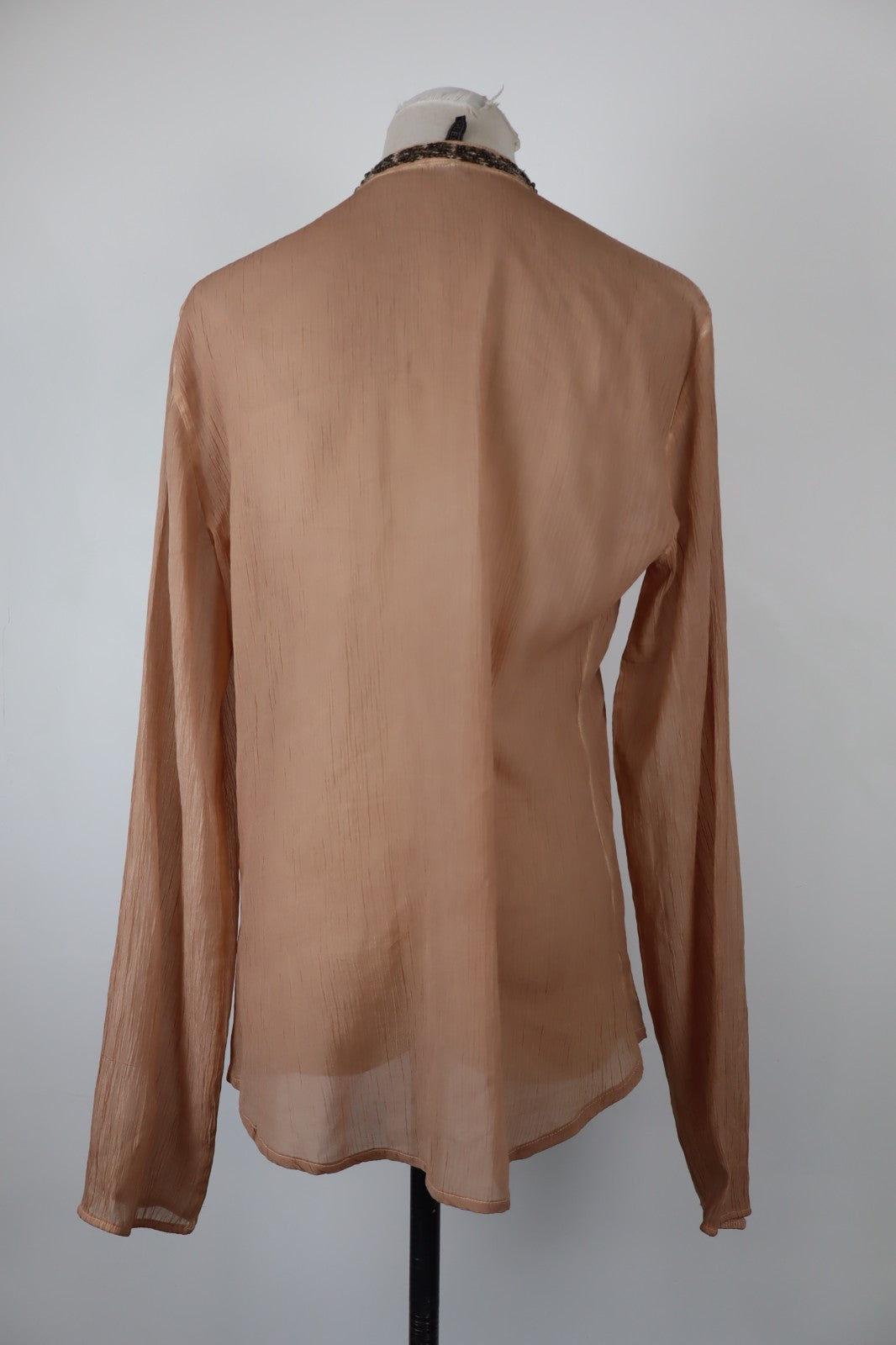 GUESS CAMICIA DONNA TG. L WOMAN SHIRT CASUAL VINTAGE  BLUSA PAILLETTES