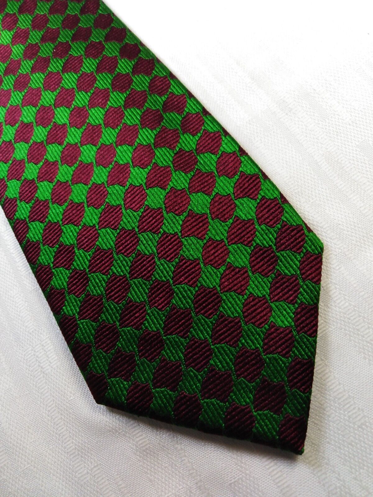 BASILE 100% SILK TIE SETA CRAVATTA NECKTIE MADE IN ITALY VINTAGE CLASSIC