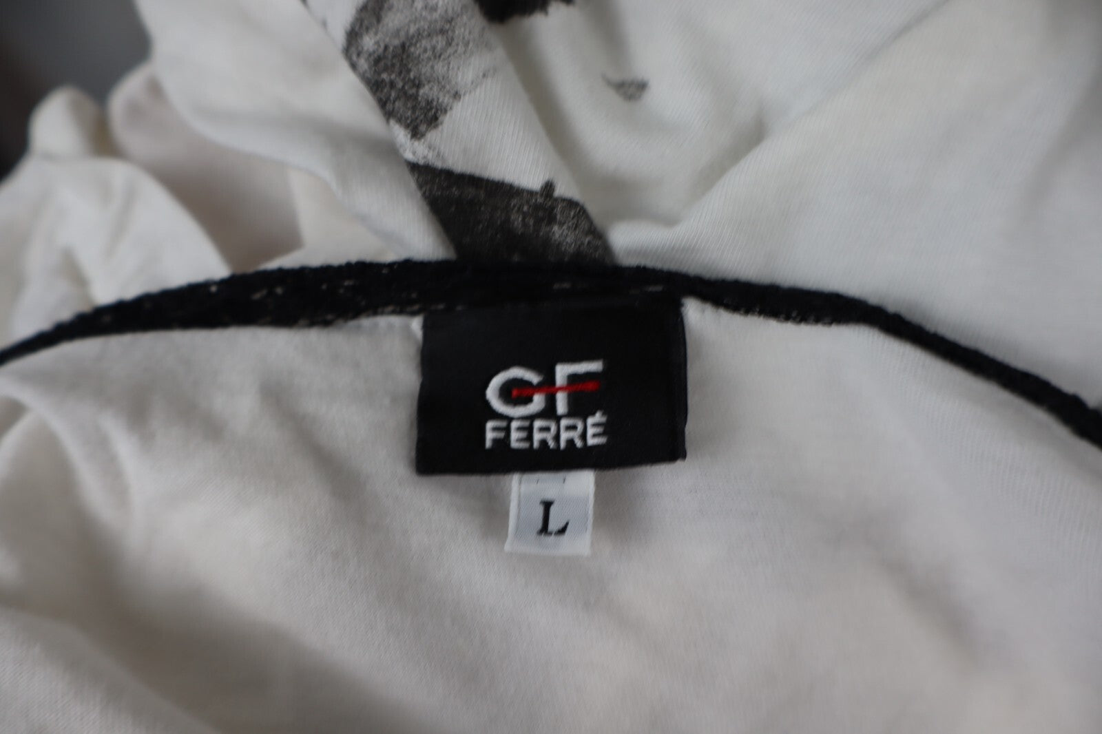 GF FERRE' MAGLIA DONNA TG. L WOMAN CASUAL VINTAGE T-SHIRT COTONE COTTON