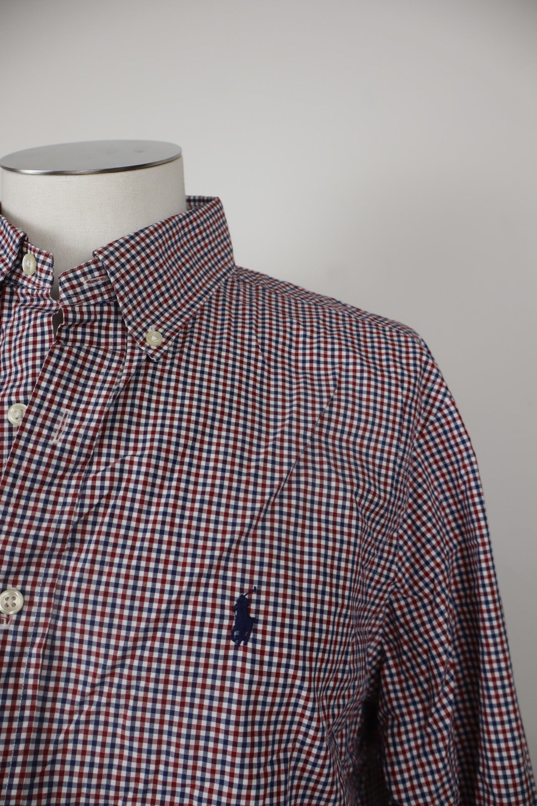 RALPH LAUREN CAMICIA UOMO TG L MAN CASUAL VINTAGE SHIRT COTONE MANICA LUNGA