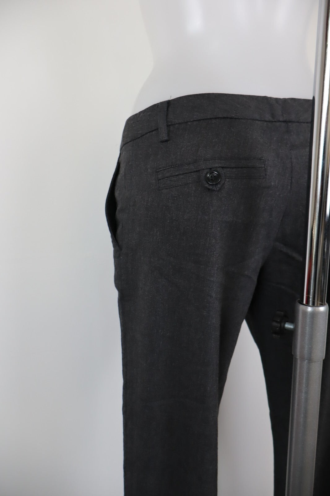 BLUMARINE PANTALONE CASUAL DONNA TG 40 WOMAN VINTAGE PANTS LANA SPANDEX