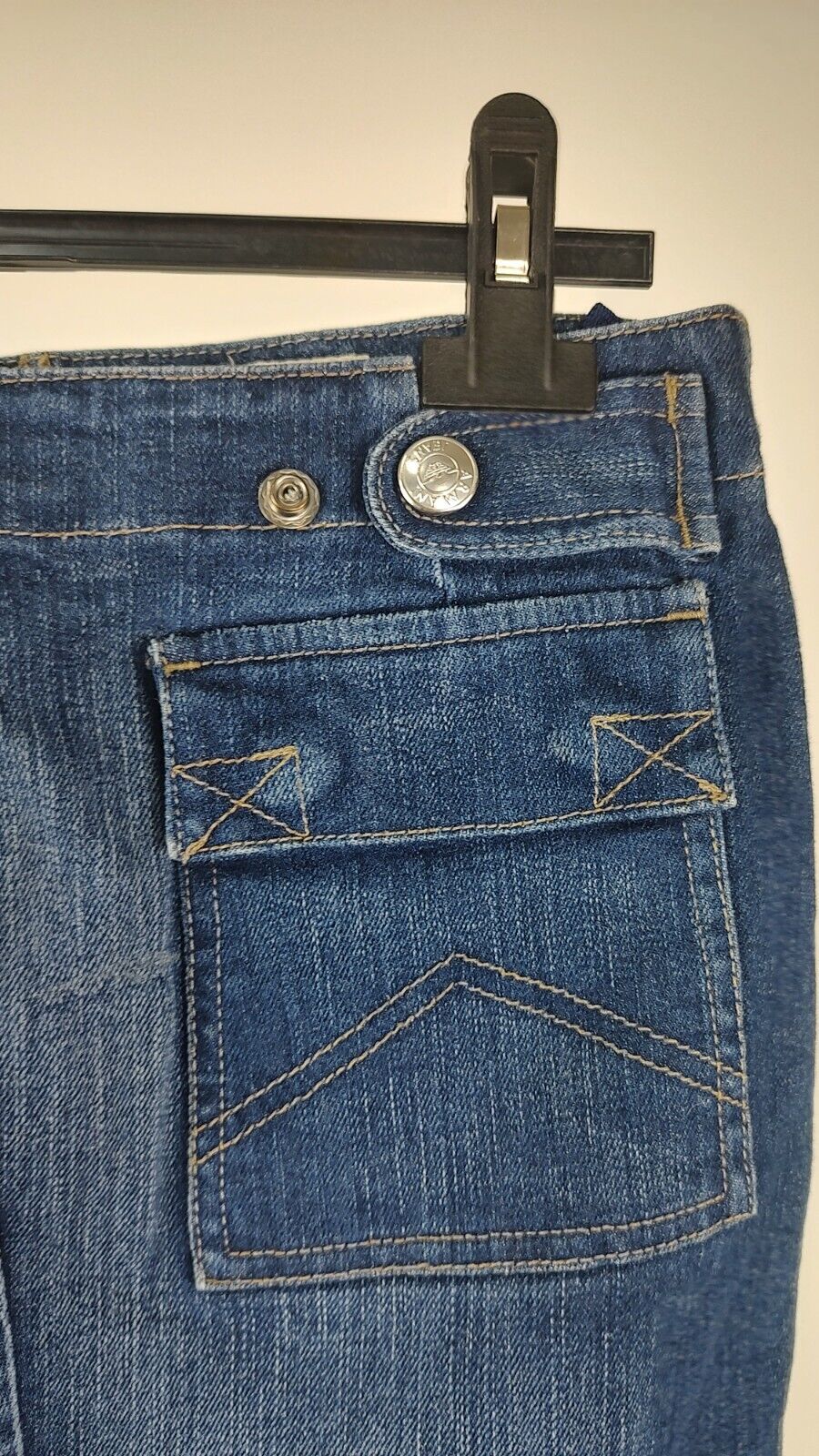 ARMANI JEANS GONNA JEANS COTONE DENIM DONNA WOMAN SKIRT SIZE 40/6 VINTAGE