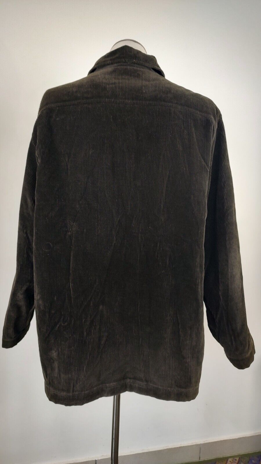 CALVIN KLEIN CK GIUBBINO IMBOTTITO GIACCA UOMO Tg. L MAN JACKET VINTAGE VELLUTO