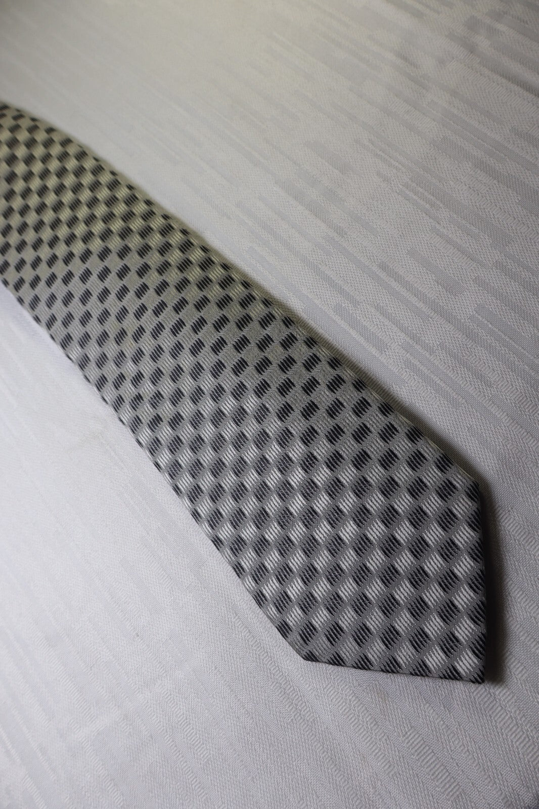 BARTON MODA 100% SILK TIE SETA CRAVATTA NECKTIE MADE IN ITALY VINTAGE