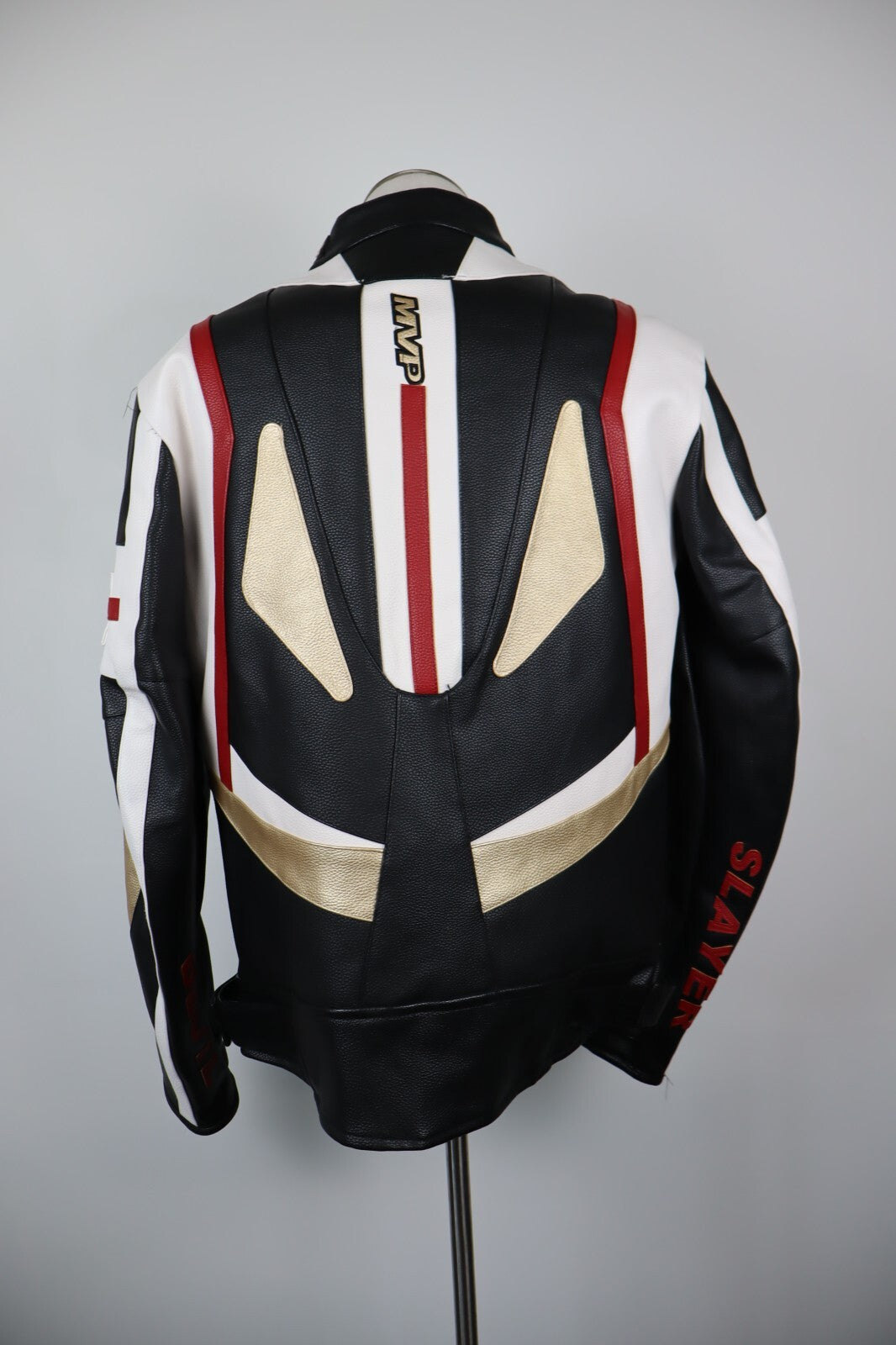 DEVIL SLAYER MVP GIUBBINO MOTO ECOPELLE UOMO TG XXL MEN JACKET SPORT