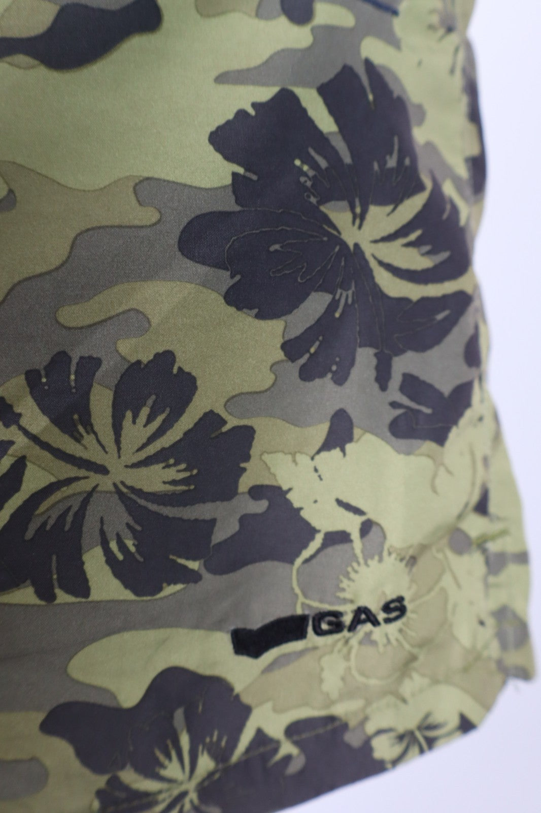 GAS COSTUME PANTALONCINO MARE UOMO TG S MEN SWIMSUIT VINTAGE CASUAL LOGO