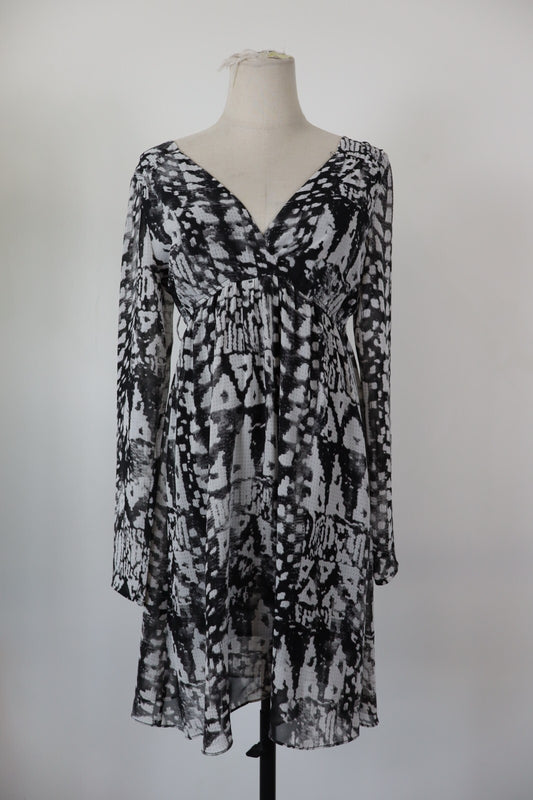 GAUDI' VESTITO ABITO DONNA TG. 42  WOMAN CASUAL VINTAGE DRESS ZIP