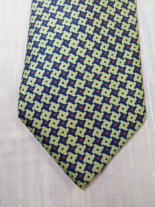 ROXY 100% SILK TIE SETA CRAVATTA NECKTIE MADE IN ITALY