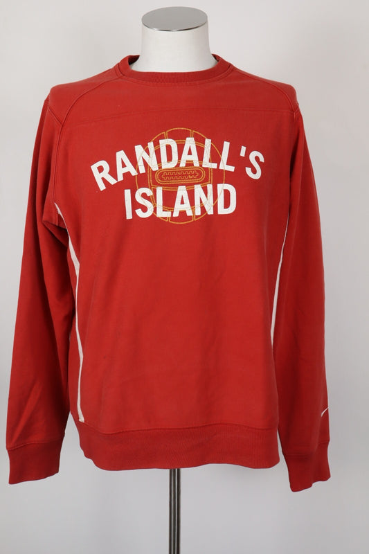 NIKE RANDALL'S FELPA UOMO Tg M MAN CASUAL VINTAGE  SWEATSHIRT COTONE