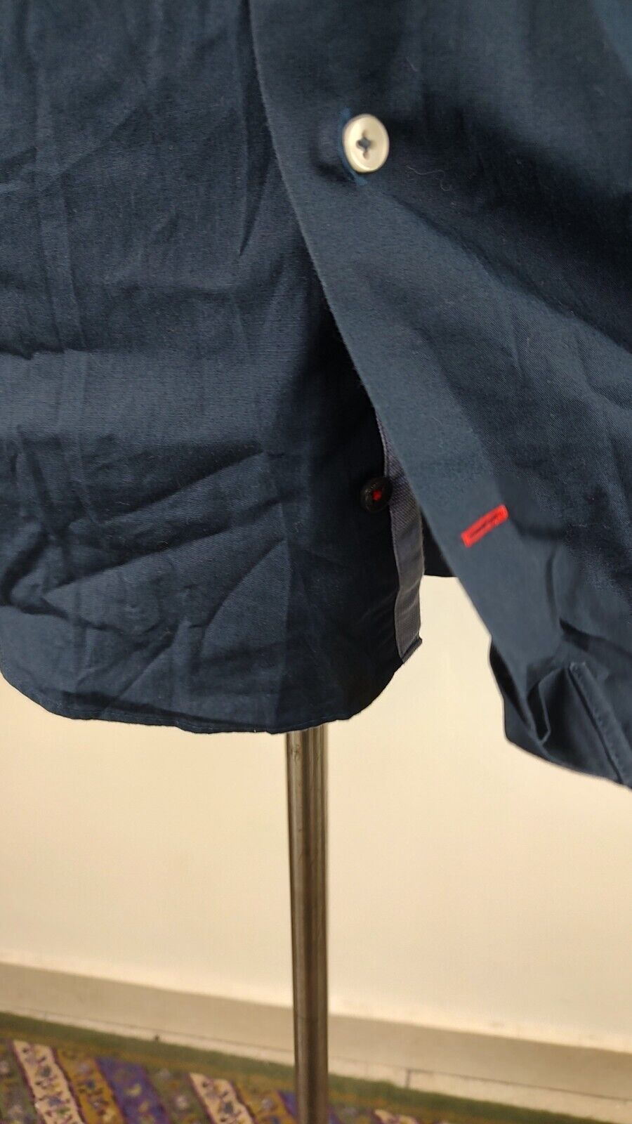 TOMMY HILFIGER JEANS CAMICIA UOMO TG. 37/ 14.5 MAN CASUAL VINTAGE SHIRT ITALY