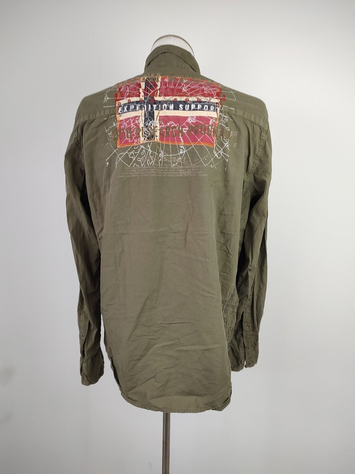 NAPAPIJRI CAMICIA SHIRT UOMO Tg XL MAN VINTAGE CASUAL COTONE