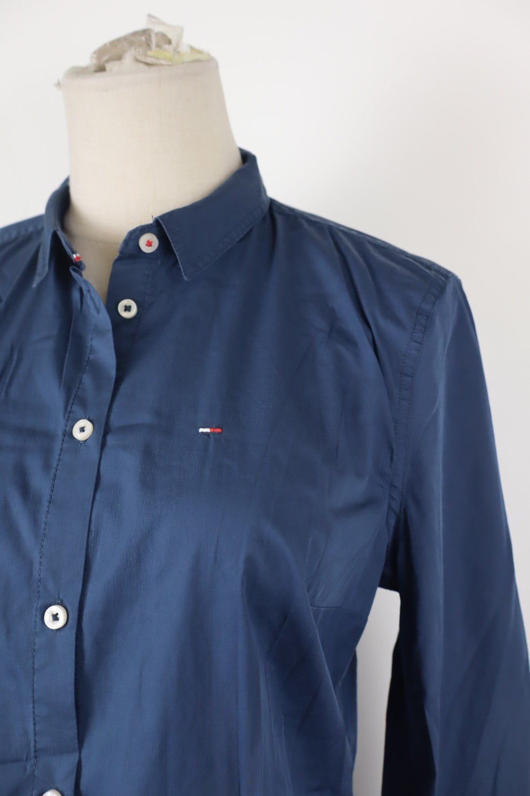 TOMMY HILFIGER JEANS CAMICIA DONNA TG M WOMAN SHIRT CASUAL VINTAGE COTONE COTTON