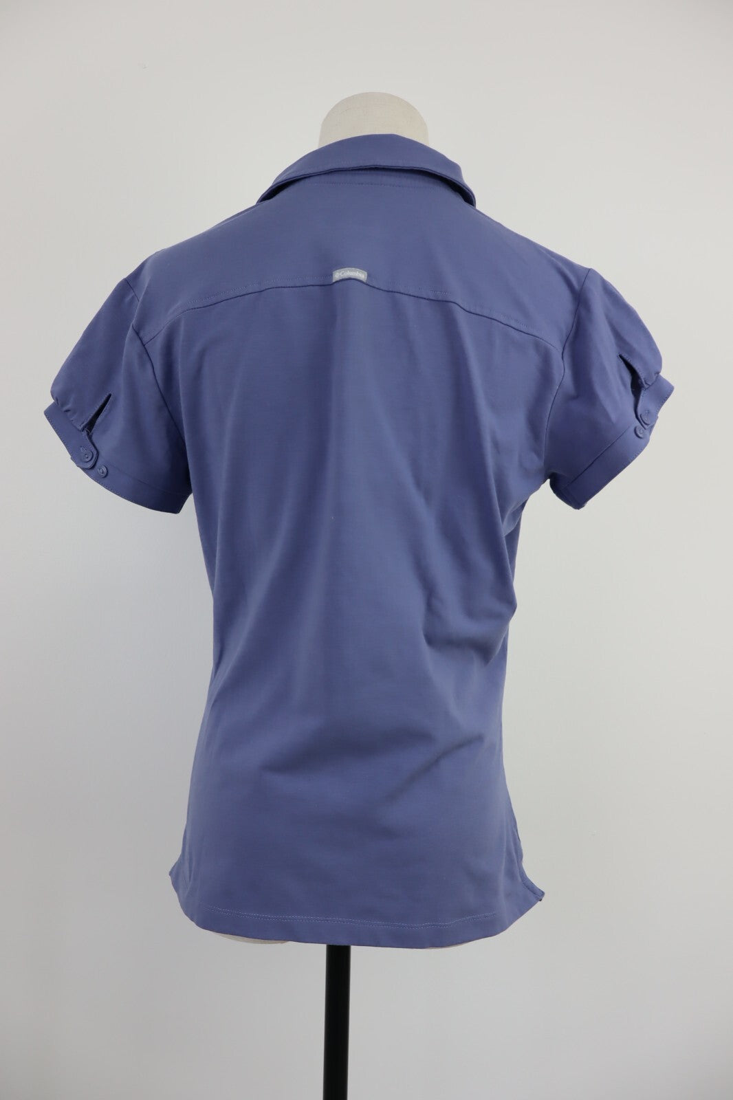 COLUMBIA POLO MAGLIA DONNA COTONE TG. L WOMAN COTTON SHIRT CASUAL VINTAGE