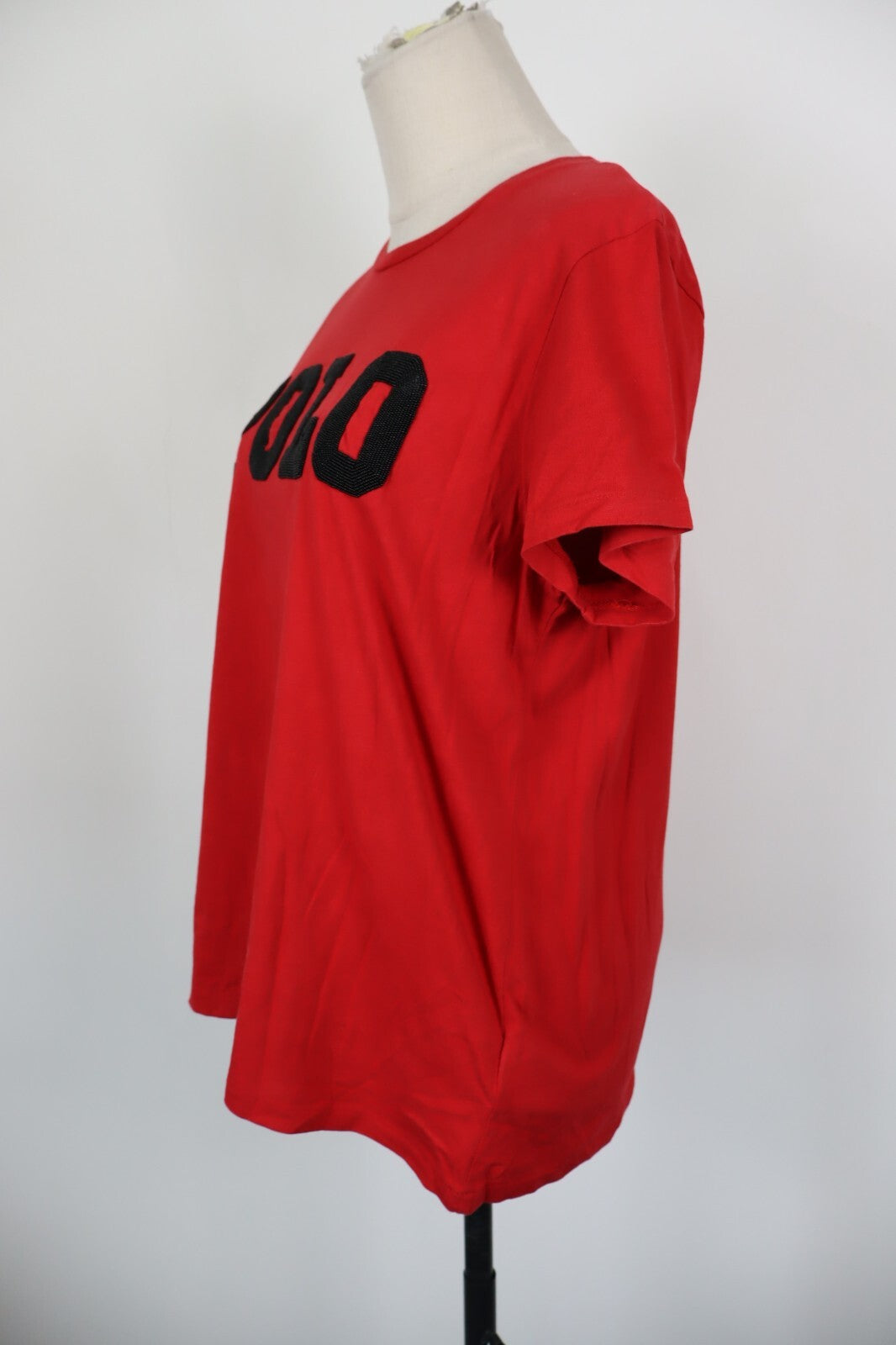 RALPH LAUREN MAGLIA DONNA TG L WOMAN CASUAL VINTAGE TOP T-SHIRT COTONE