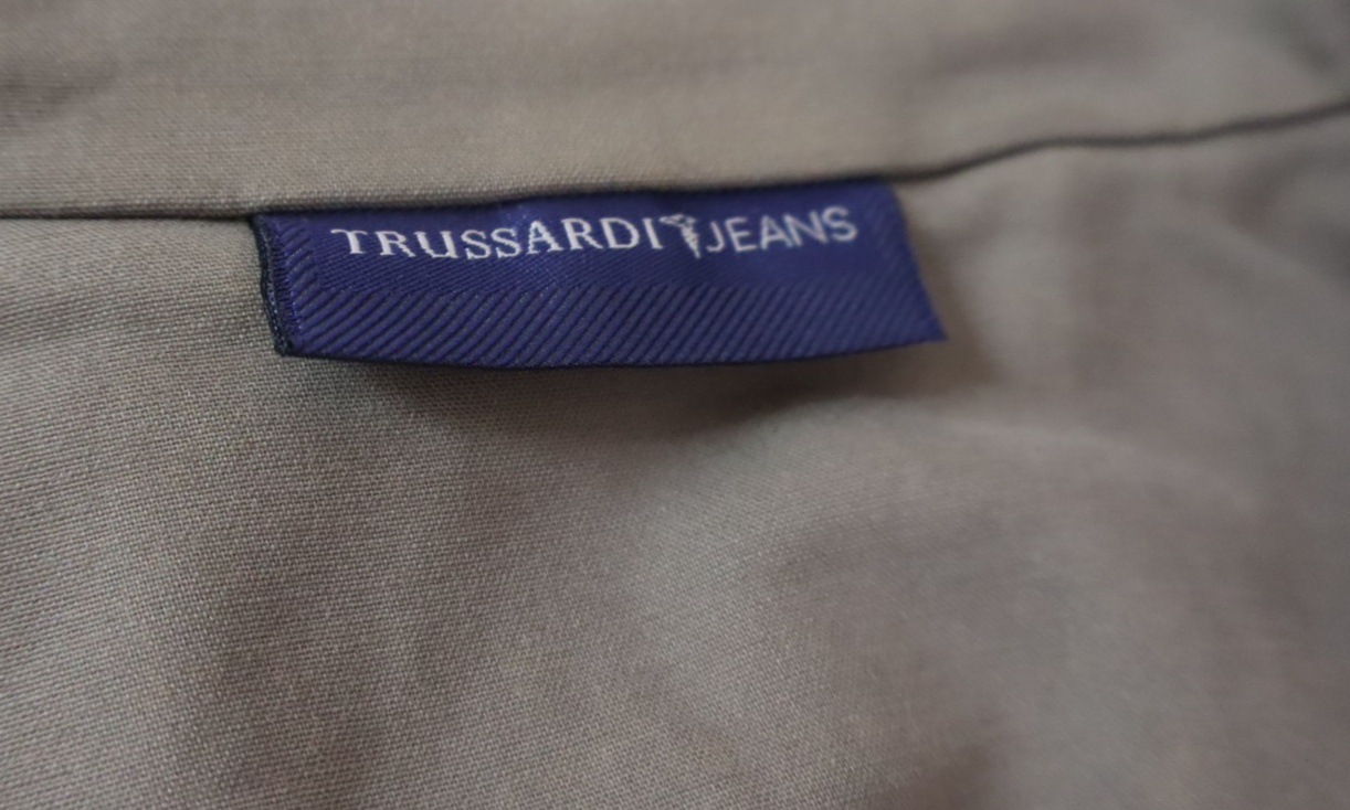TRUSSARDI JEANS GIACCA BLAZER CON GANCETTI DONNA Tg 46 WOMAN VINTAGE JACKET
