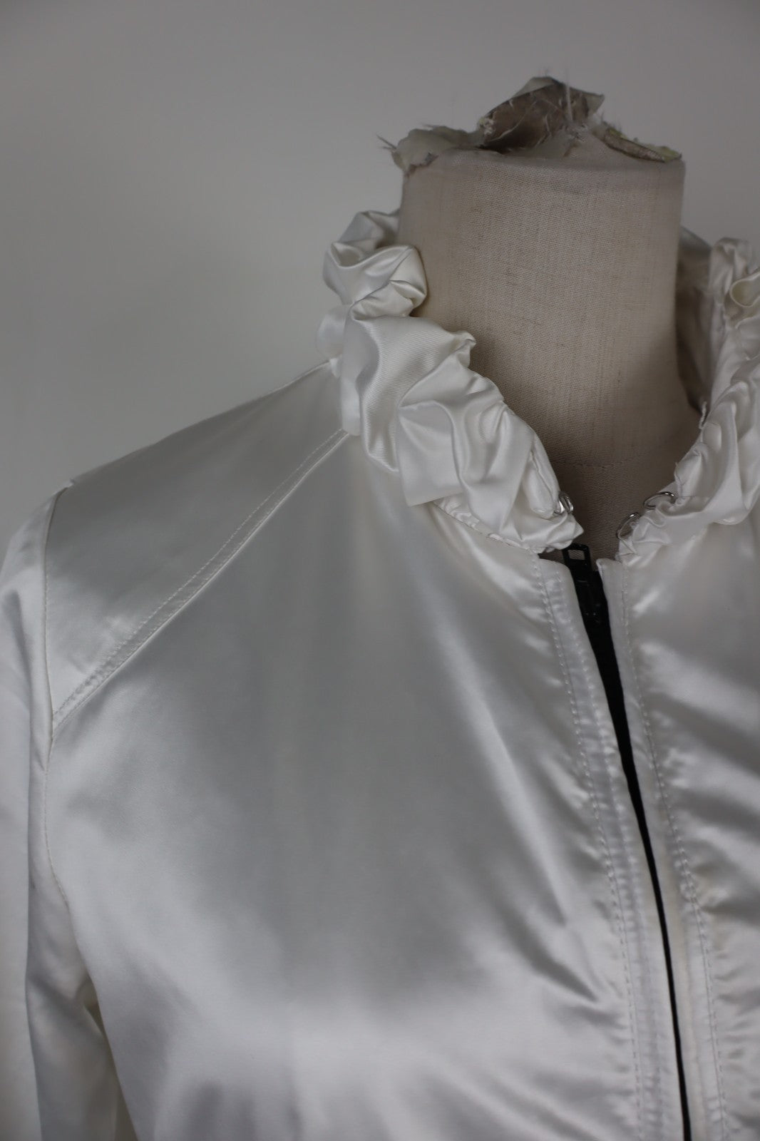 BLAUER GIUBBINO LEGGERO DONNA Tg S VINTAGE WOMAN JACKET CASUAL VINTAGE BIANCO