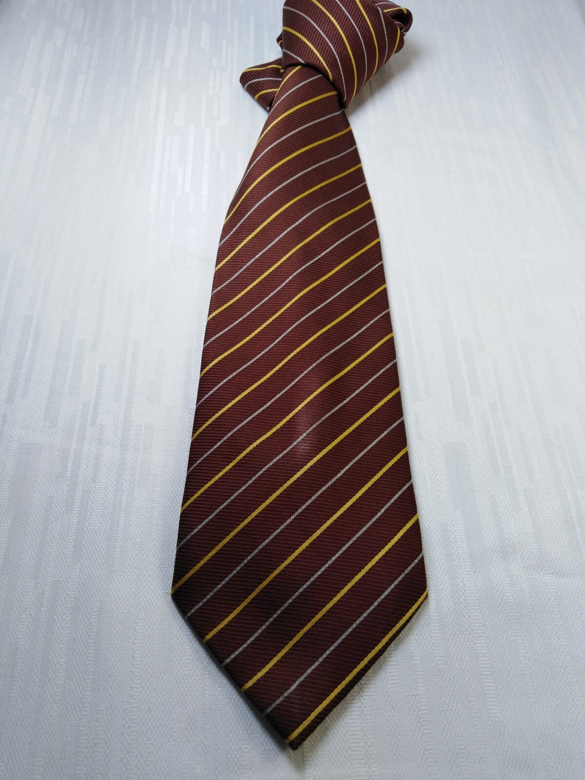 CLAUDIO LANGELLA 100% SETA SILK TIE CRAVATTA NECKTIE VINTAGE ITALY SELF TIPPED