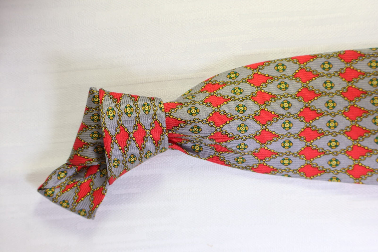 UNGARO 100%  SILK TIE SETA CRAVATTA NECKTIE MADE IN ITALY