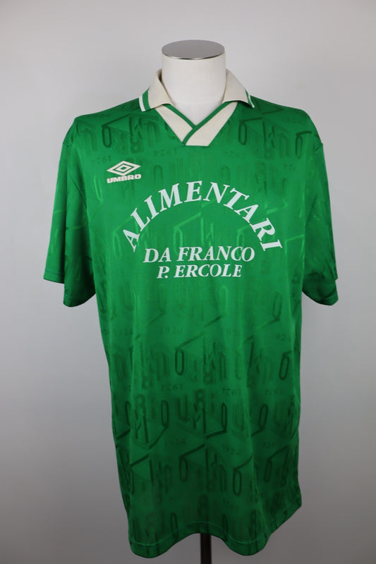 UMBRO N 14 MAGLIA CALCIO UOMO Tg XL SOCCER T-SHIRT JERSEY VINTAGE SPORT