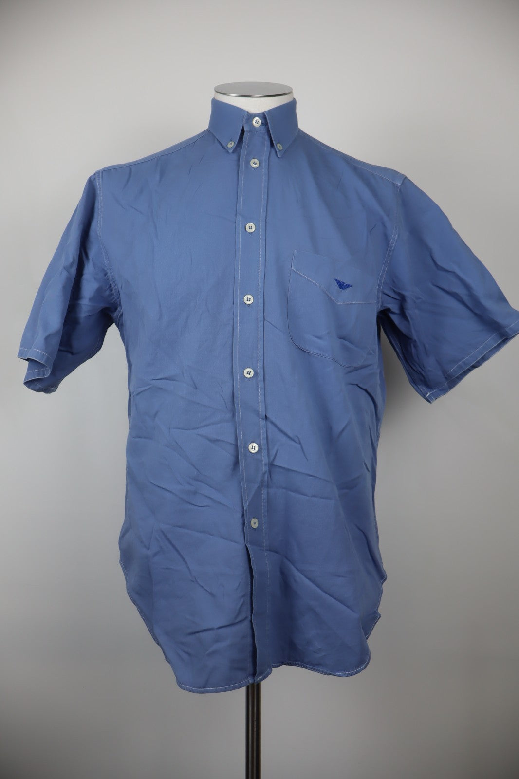 EMPORIO ARMANI CAMICIA SHIRT UOMO MAN TG. 15,5 CASUAL VINTAGE COTTON COTONE