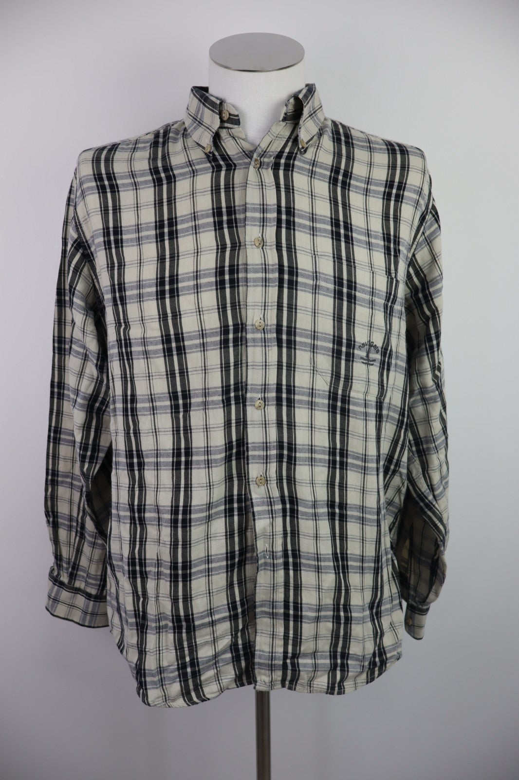NAVIGARE CAMICIA COTONE UOMO TG. M MAN CASUAL VINTAGE SHIRT LOGO COTTON