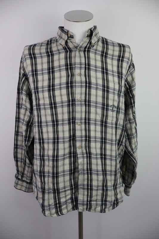 NAVIGARE CAMICIA COTONE UOMO TG. M MAN CASUAL VINTAGE SHIRT LOGO COTTON