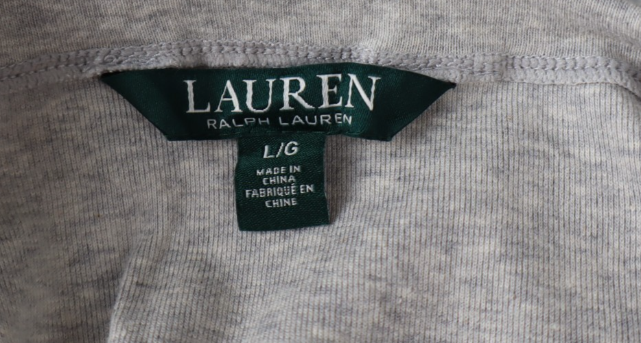 RALPH LAUREN MAGLIA DONNA TG. L WOMAN CASUAL VINTAGE T-SHIRT COTONE COTTON LOGO