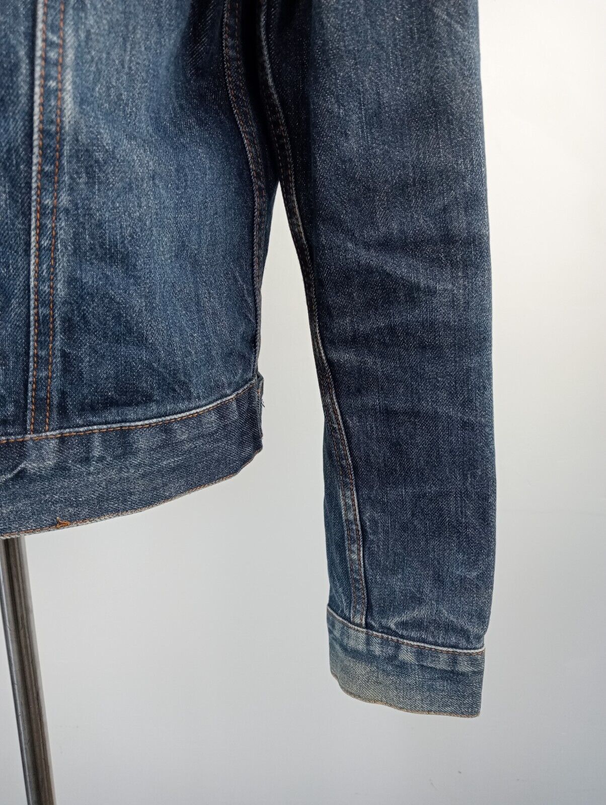 ENERGIE GIUBBINO JEANS DENIM GIACCA UOMO XL MAN CASUAL VINTAGE JACKET MADE ITALY