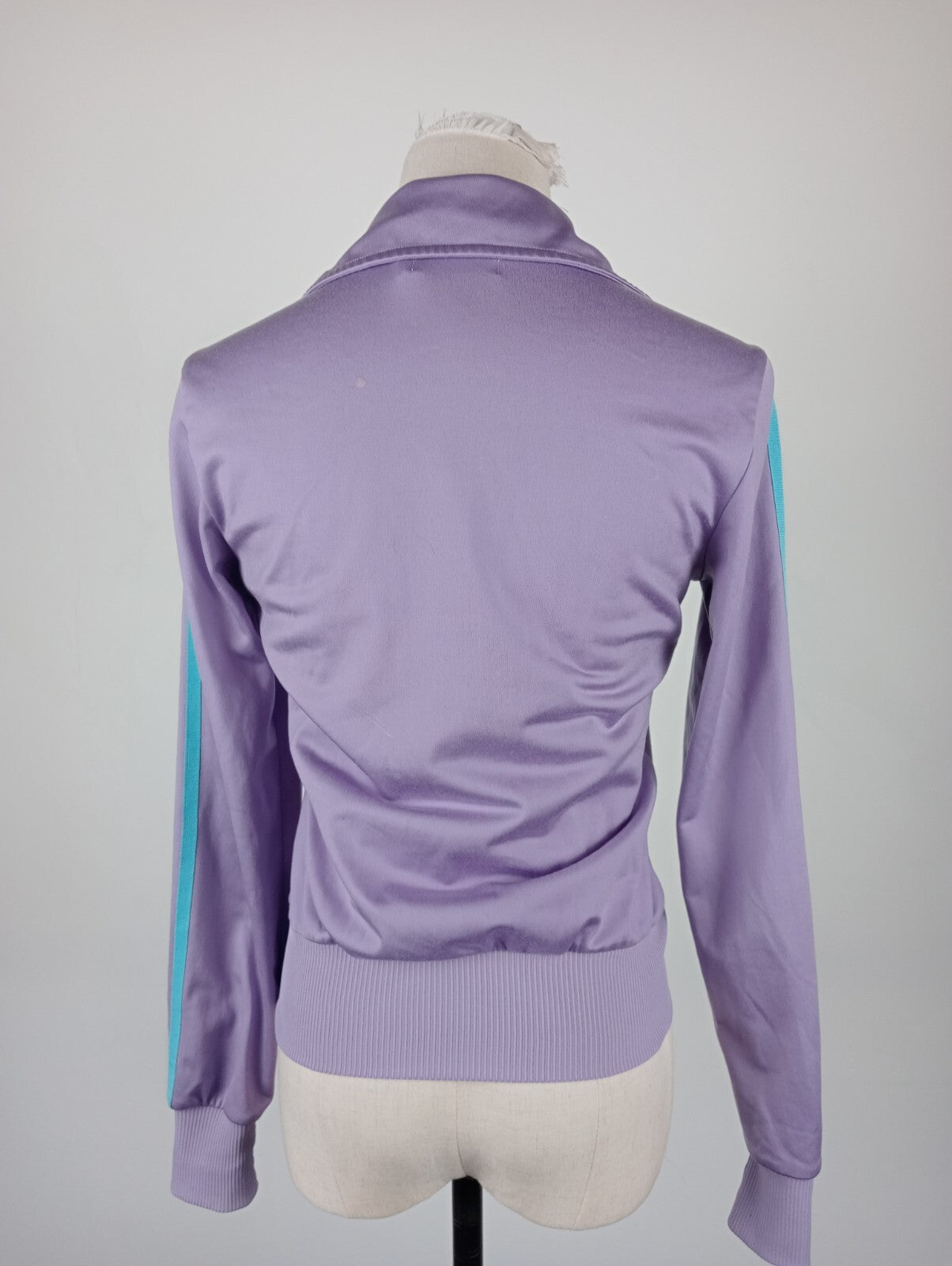 ADIDAS FELPA CON ZIP JACKET DONNA Tg 32 WOMAN CASUAL VINTAGE SPORT SWEATSHIRT