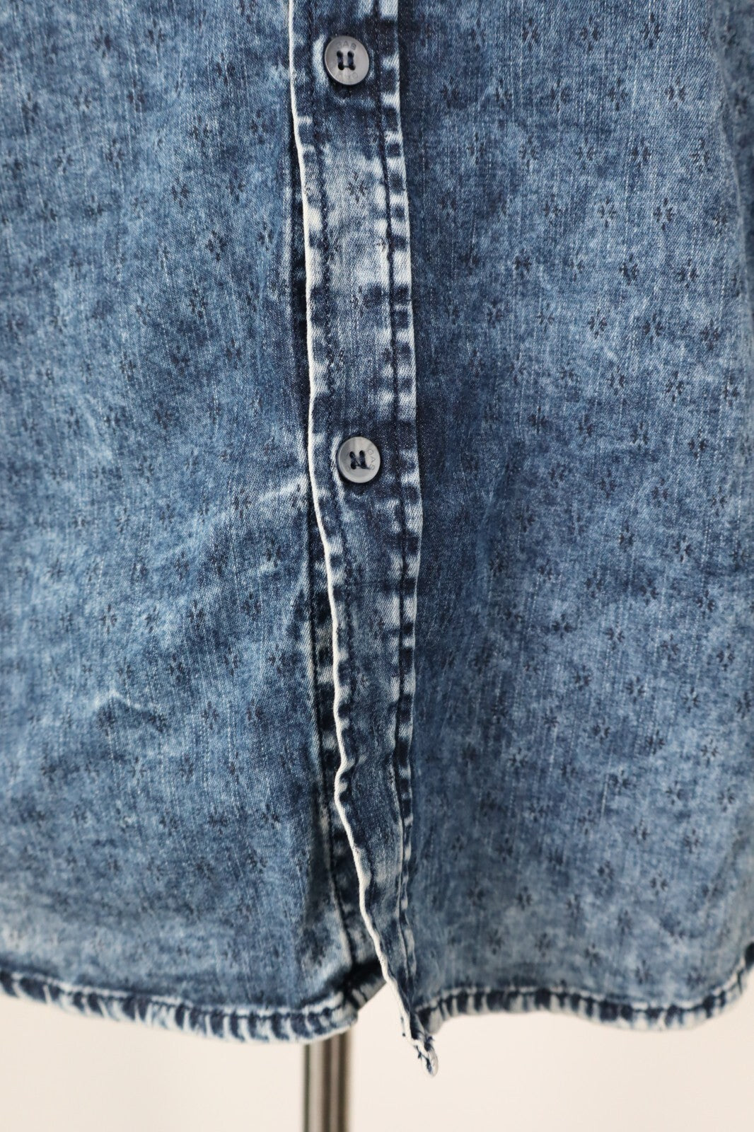 GAS CAMICIA UOMO TG. XL MAN CASUAL COTONE VINTAGE SHIRT DENIM