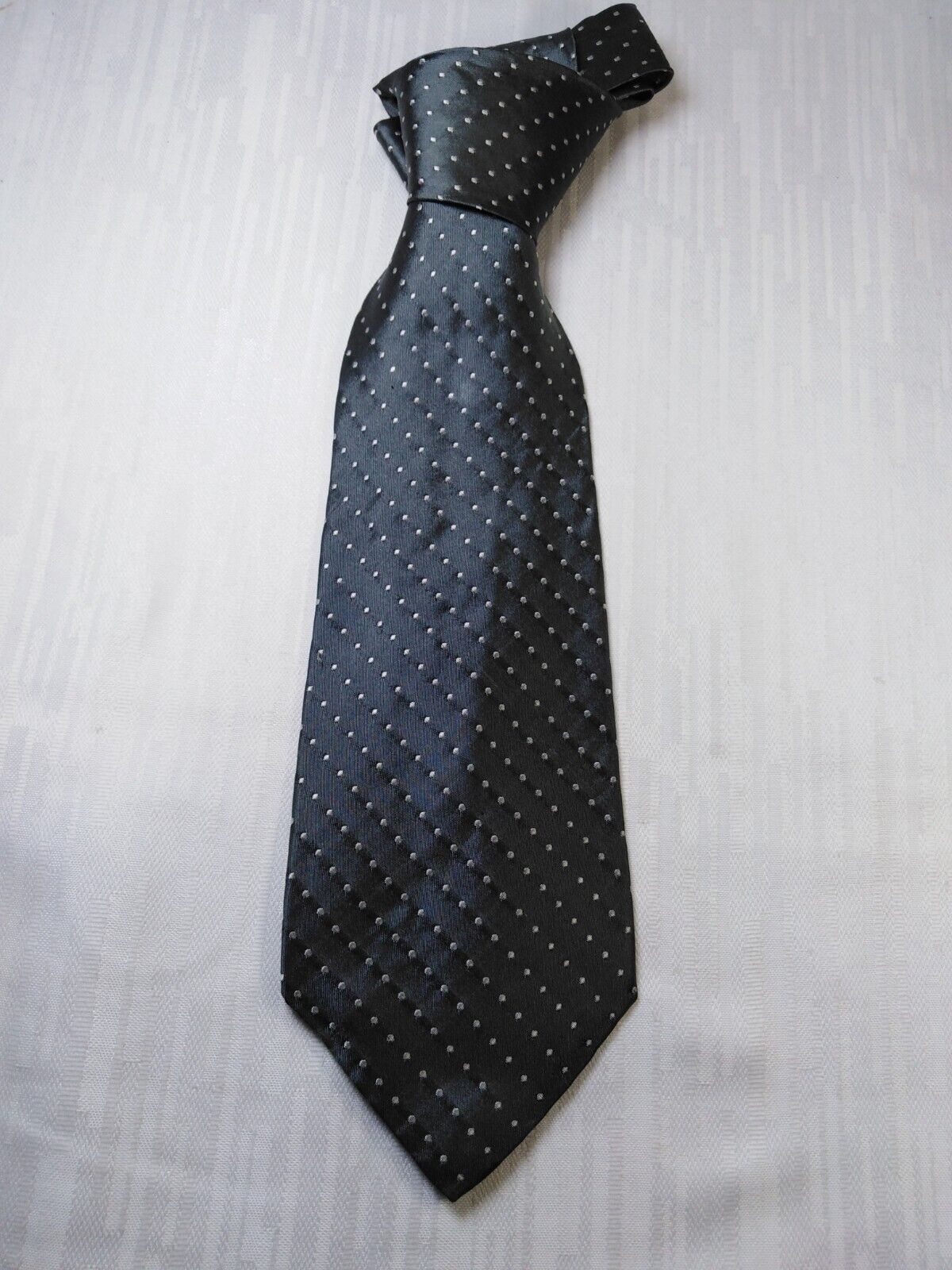 TRUSSARDI 100% SILK TIE SETA CRAVATTA NECKTIE MADE IN ITALY CLASSIC