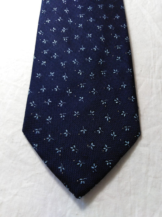 ROXY ROMA 100%  SILK TIE SETA CRAVATTA NECKTIE MADE IN ITALY