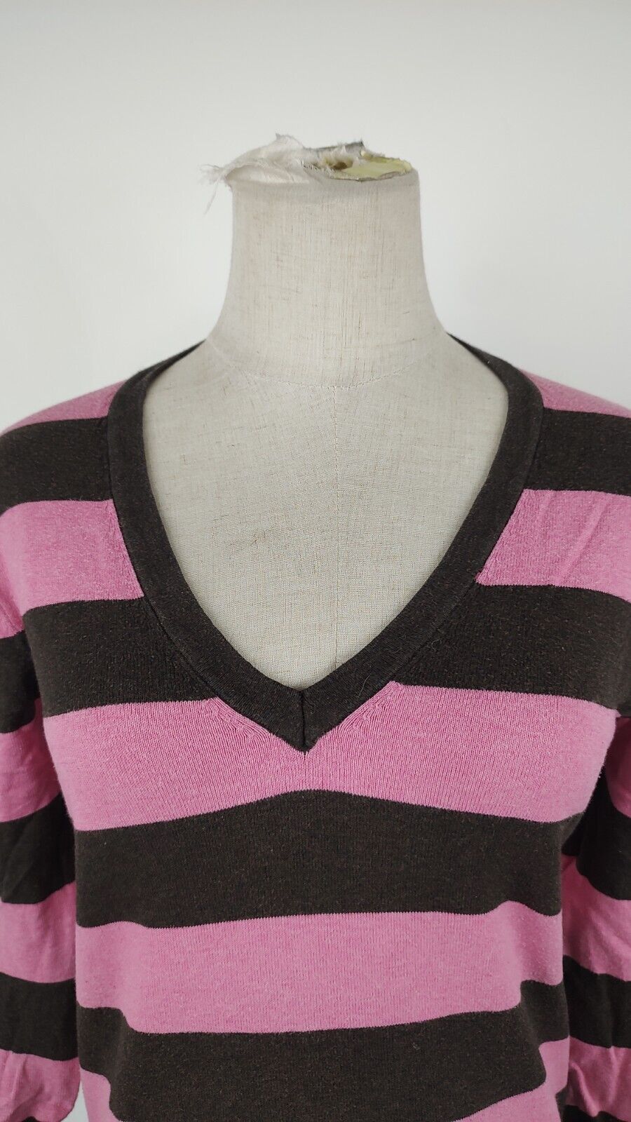 TOMMY HILFIGER MAGLIONE COTONE CASHMERE DONNA Tg. L WOMAN CASUAL SWEATER VINTAGE