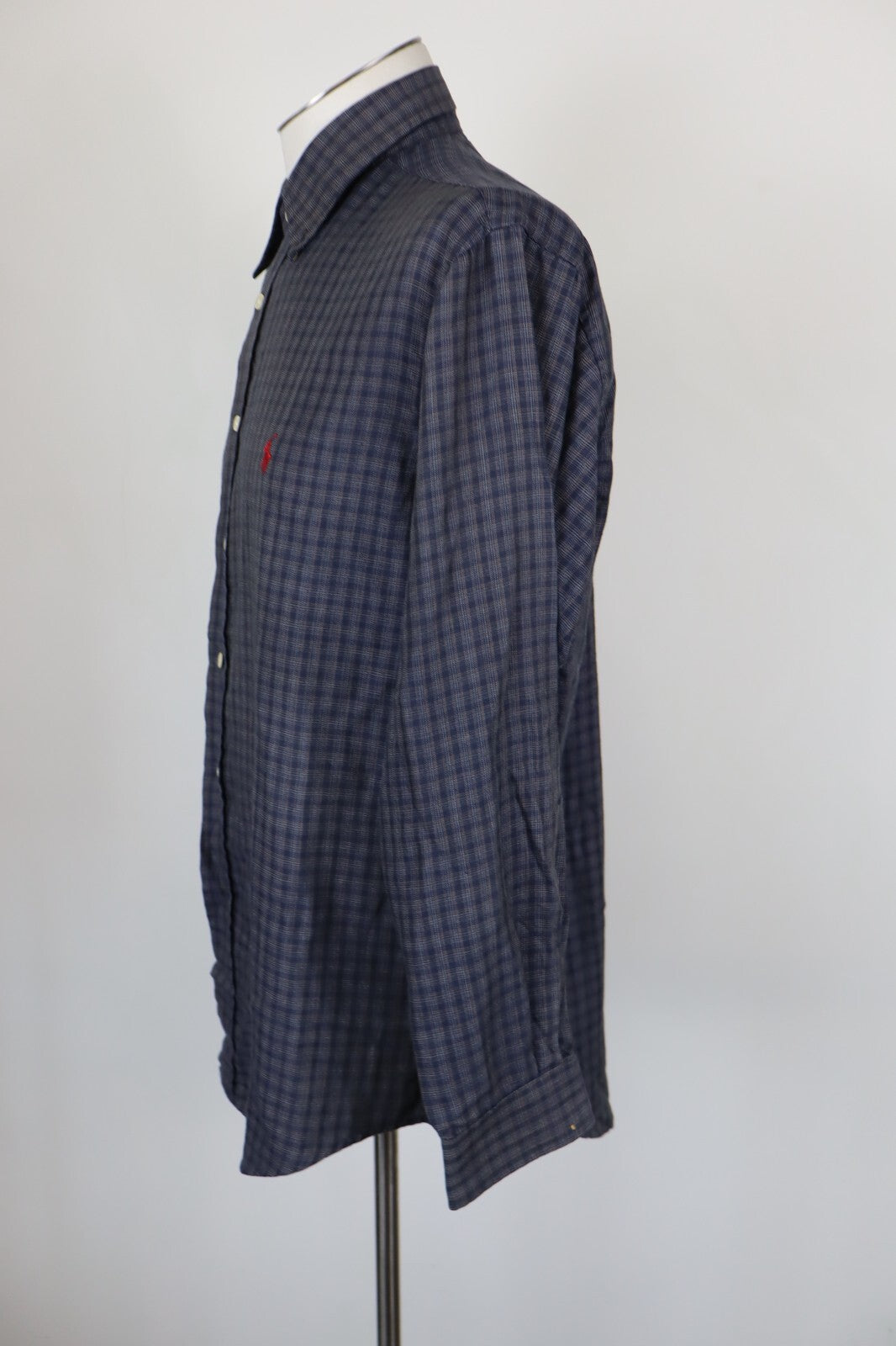 RALPH LAUREN CAMICIA UOMO TG. 34 15.5 MAN CASUAL VINTAGE SHIRT COTONE COTTON