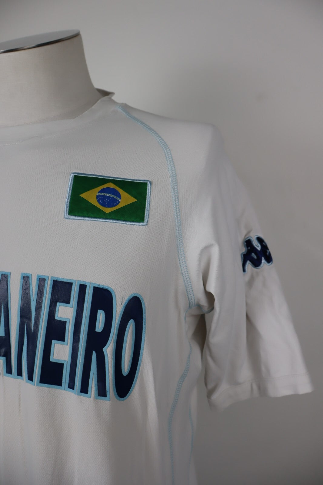 KAPPA RIO DE JANERO MAGLIA CALCIO Tg XL UOMO MAN T-SHIRT SOCCER SPORT JERSEY