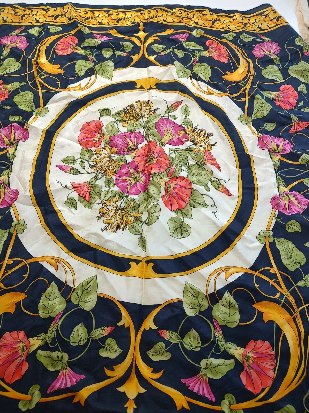 R  FOULARD 100% SILK SCARVES SCARF RECTANGLE SETA MADE IN ITALY