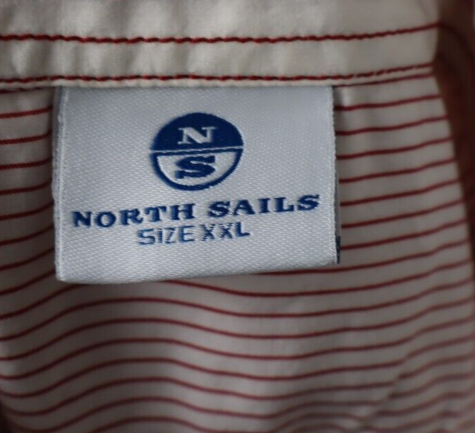 NORTH SAILS CAMICIA UOMO COTONE TG. 2XL  MAN CASUAL VINTAGE SHIRT COTTON