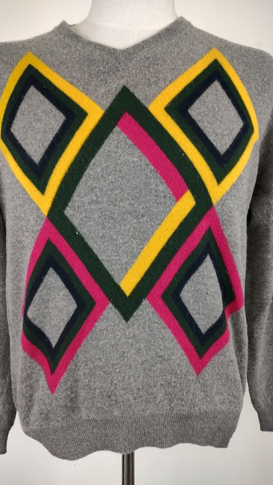 HARMONT & BLAINE MAGLIONE UOMO Tg. M MAN SWEATER CASUAL LANA VINTAGE