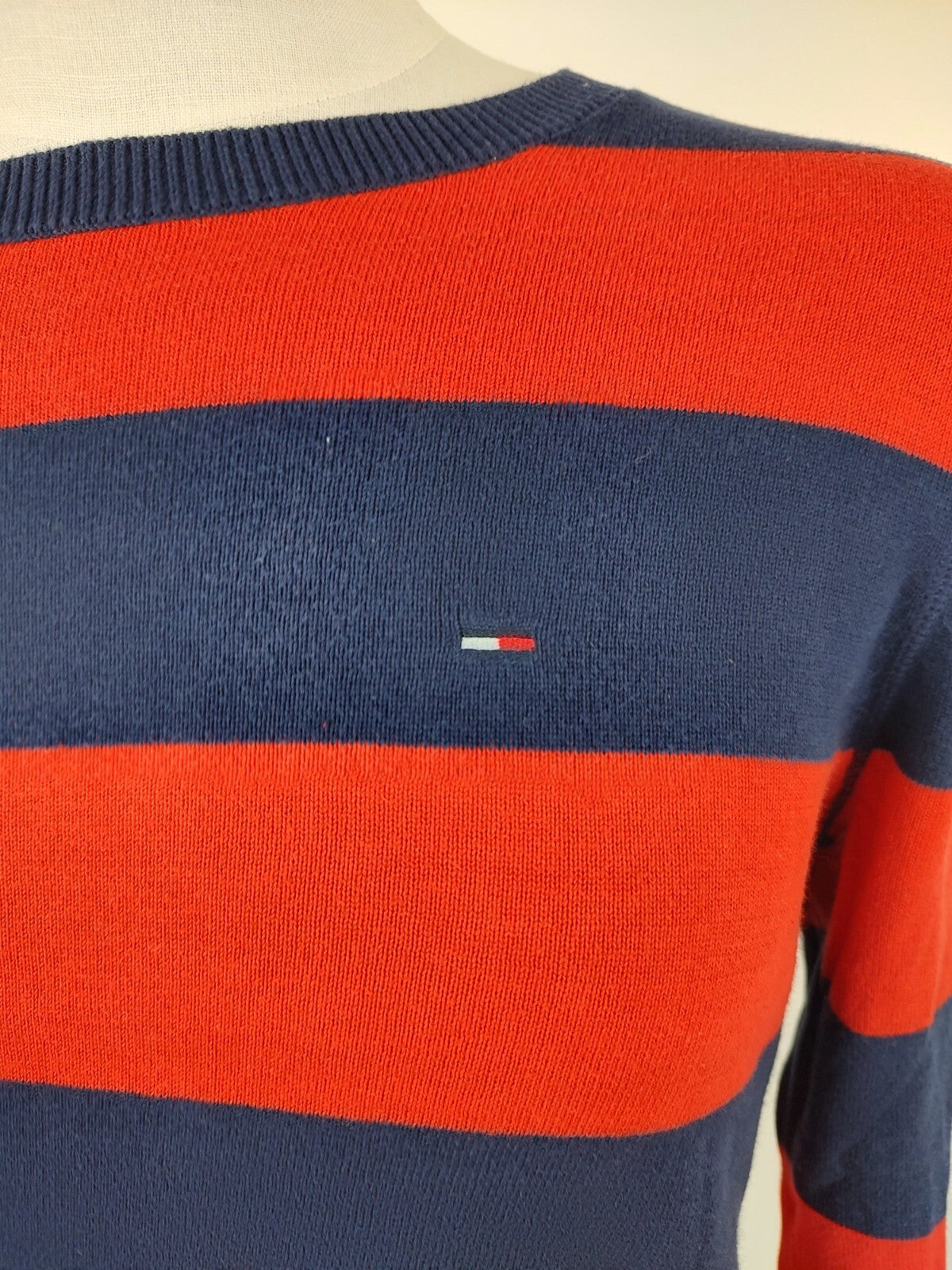 TOMMY HILFIGER MAGLIONE VINTAGE UOMO COTONE Tg. M MAN COTTON SWEATER CASUAL